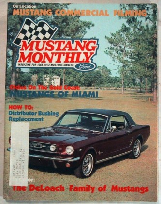 MUSTANG MONTHLY 1984 SEPT - HARDTOPS, FORD FILMING